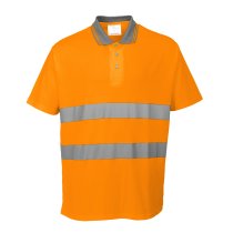 S171 - Hi-Vis Cotton Comfort Polo Shirt S/S Orange