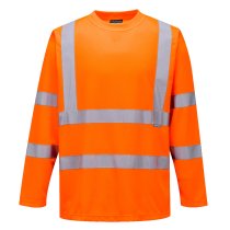 S178 - Hi-Vis T-Shirt L/S Orange