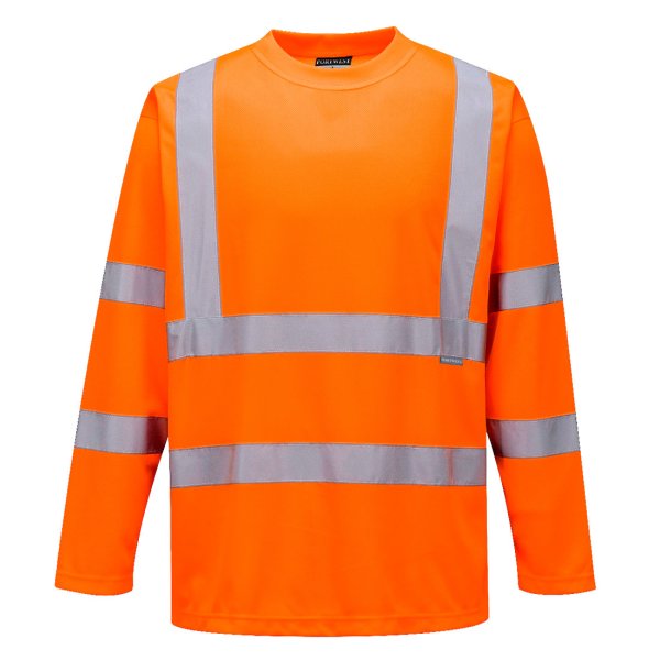 S178 - Hi-Vis T-Shirt L/S Orange