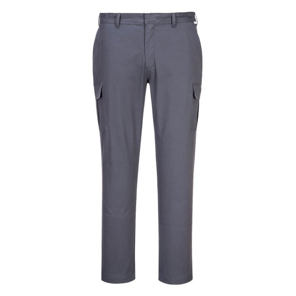 S231 - Stretch Slim Fit Combat Trousers Charcoal Grey regular