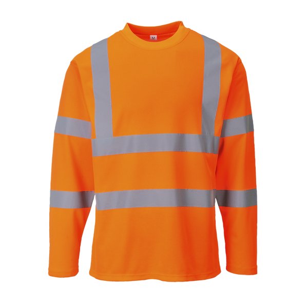 S278 - Hi-Vis Cotton Comfort T-Shirt L/S Orange