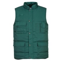 S414 - Shetland Bodywarmer Bottle Green