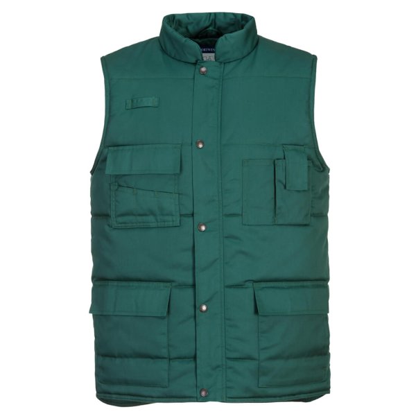 S414 - Shetland Bodywarmer Bottle Green