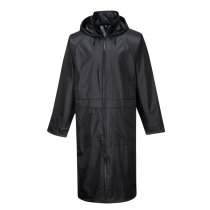 S438 - Classic Rain Coat Black