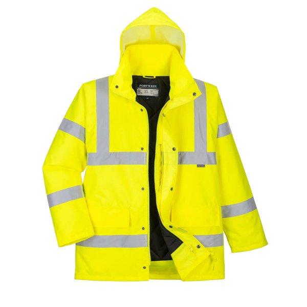 S461 - Hi-Vis Breathable Winter Traffic Jacket Yellow