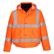 S463 - Hi-Vis Winter Bomber Jacket Orange