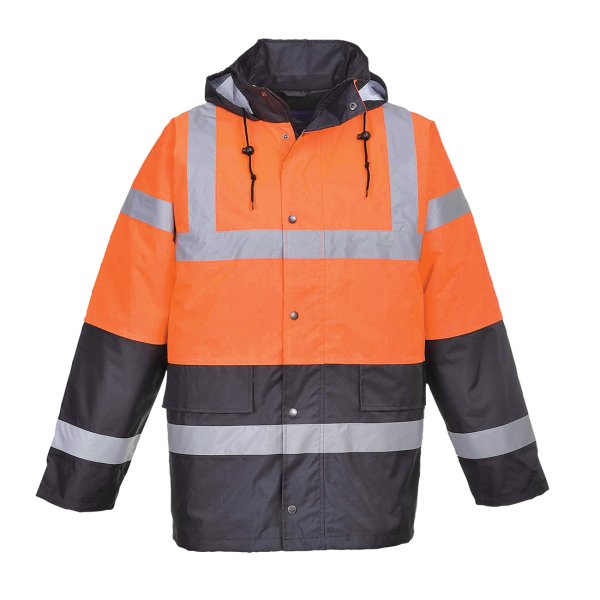 S467 - Hi-Vis Contrast Winter Traffic Jacket Orange