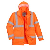 S468 - Hi-Vis 4-in-1 Traffic Jacket Orange