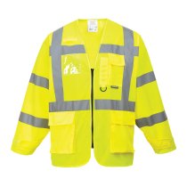 S475 - Hi-Vis Executive Jacket Yellow