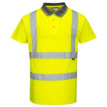 S477 - Hi-Vis Polo Shirt S/S Yellow