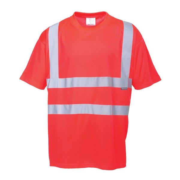 S478 - Hi-Vis T-Shirt S/S Red