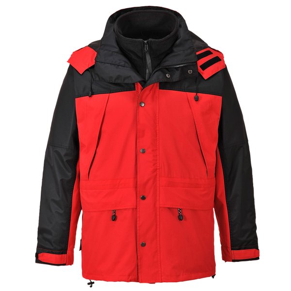 S532 - Orkney 3-in-1 Jacket Red