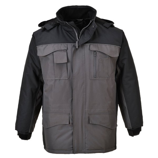 S562 - RS Parka Jacket Black/Grey