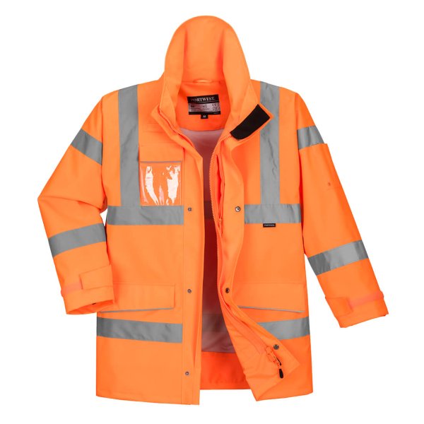 S590 - Hi-Vis Extreme Rain Jacket Orange