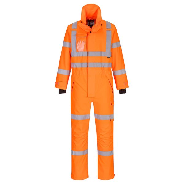 S593 - Hi-Vis Extreme Rain Coverall Orange