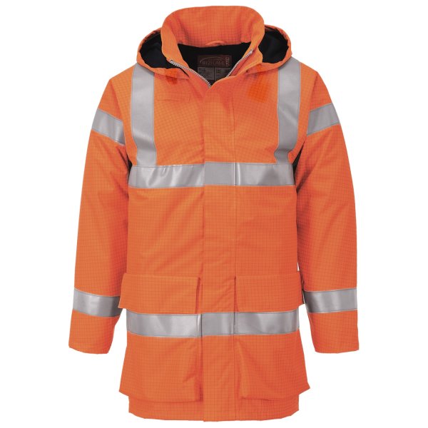 S774 - Bizflame Rain Hi-Vis Multi Lite Jacket Orange