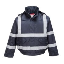 S783 - Bizflame Rain FR Multi Protection Bomber Jacket Navy