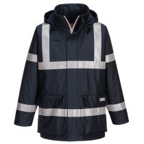 S785 - Bizflame Rain Anti-Static FR Jacket Navy