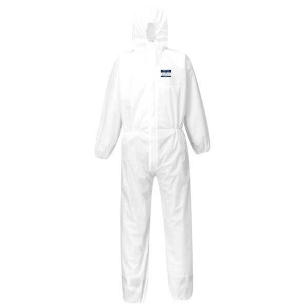 ST30 - BizTex SMS Coverall Type 5/6 (Pk50) White