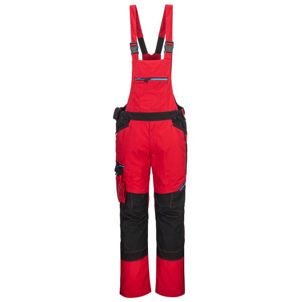 T704 - WX3 Bib and Brace Deep Red