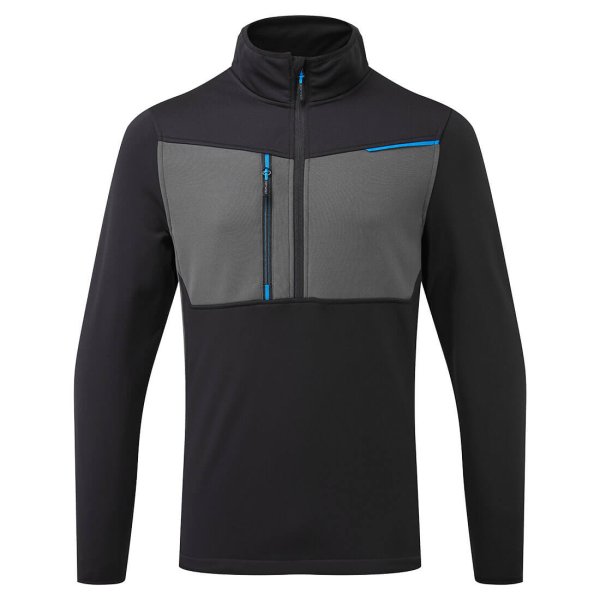 T755 - WX3 Half Zip Tech Fleece Black