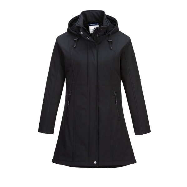 TK42 - Carla Women's Softshell Jacket (3L) Black