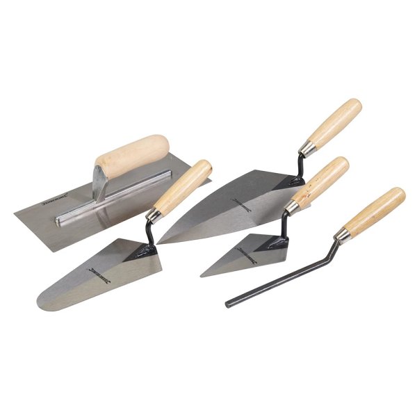 Silverline Trade Trowel Set 5pce