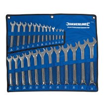 Silverline Combination Spanner Set 25pce 6 - 32mm