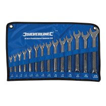 Silverline Combination Spanner Set 14pce 8 - 24mm