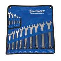 Silverline Combination Spanner Set 14pce 1/4 - 1-1/4″