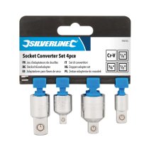 Silverline Socket Converter Set 4pce