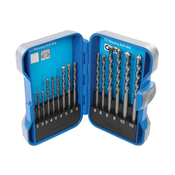 Silverline TCT Masonry Drill Bit Set 15pce