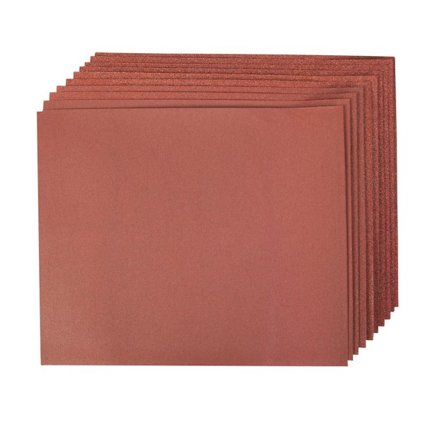 Silverline Aluminium Oxide Hand Sheets 10pce