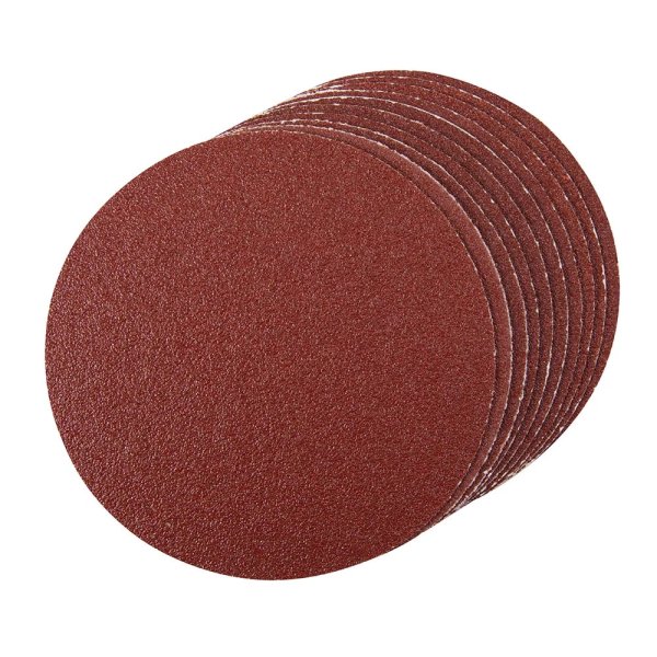 Silverline Self-Adhesive Sanding Discs 150mm 10pk 80 Grit