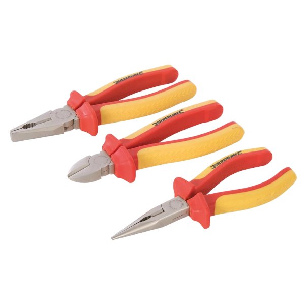 Silverline Expert VDE Pliers Set 3pce