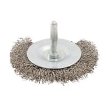 Silverline Rotary Stainless Steel Wire Wheel Brush 100mm