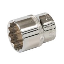 Silverline Socket 1/2″ Drive 12pt Metric 30mm