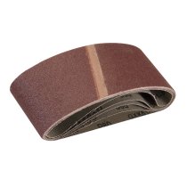 Silverline Sanding Belts 65 x 410mm 5pk 120 Grit