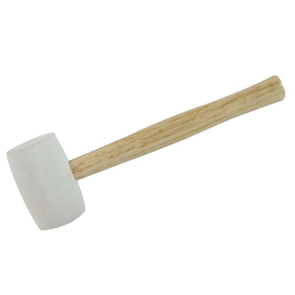 Silverline White Rubber Mallet 32oz (907g)