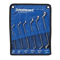 Silverline Deep Offset Ring Spanners Set 6pce 6 - 17mm