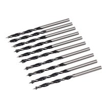 Silverline Lip & Spur Drill Bits 10pk 4mm