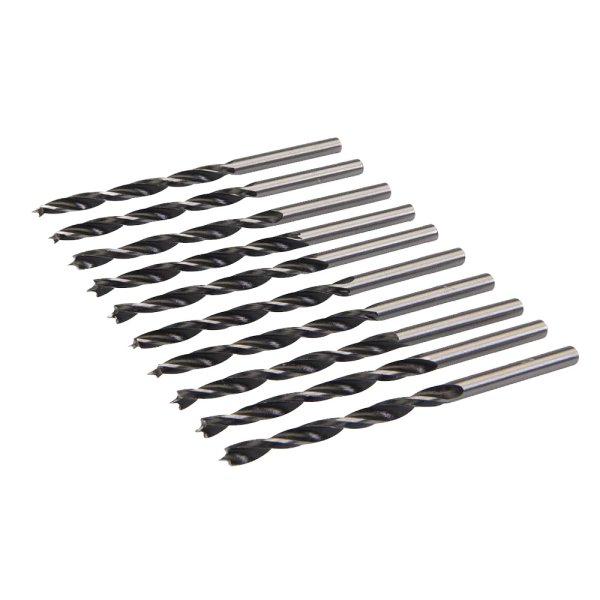 Silverline Lip & Spur Drill Bits 10pk 8mm