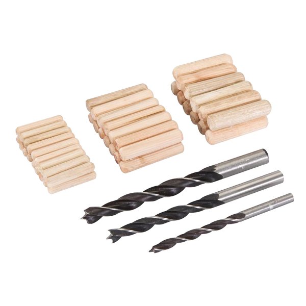 Silverline Dowel & Bit Set 47pce 6, 8 & 10mm