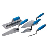 Silverline Soft-Grip Trade Trowel Set 5pce