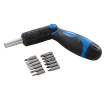 Silverline Multi-Bit Ratchet Screwdriver 3-Way