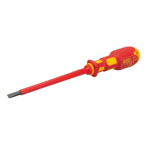 King Dick VDE Slotted Screwdriver 6.5 x 150mm - 64706