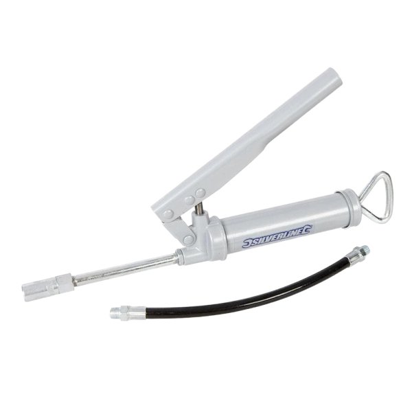 Silverline Mini Lever Action Grease Gun 120cc