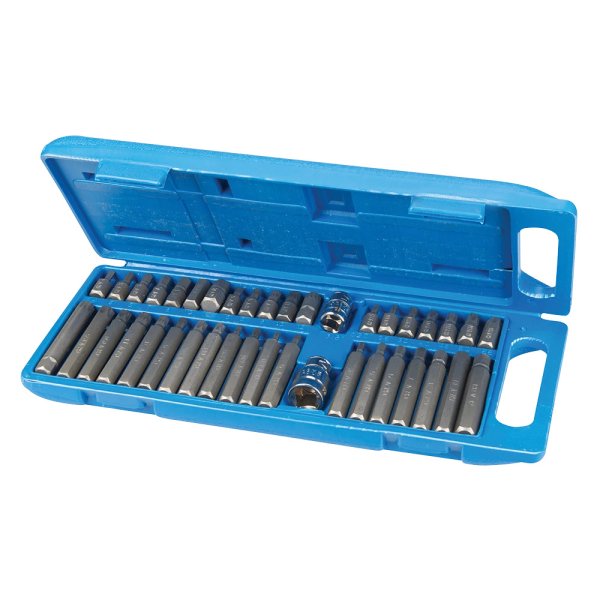 Silverline Hex, T20 - T55 & Spline Bit Set 40pce