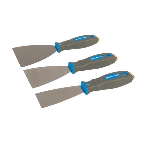 Silverline Expert Filler Knife Set 3pce 50, 75 & 100mm