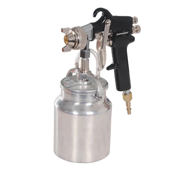 Silverline Spray Gun Suction Feed 750ml